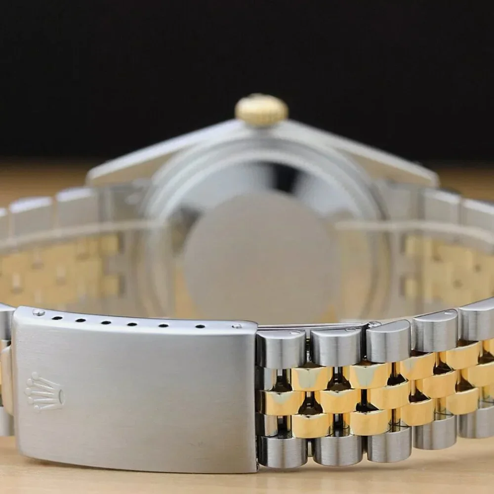 ROLEX MENS 18K GOLD & STAINLESS DATEJUST MINT